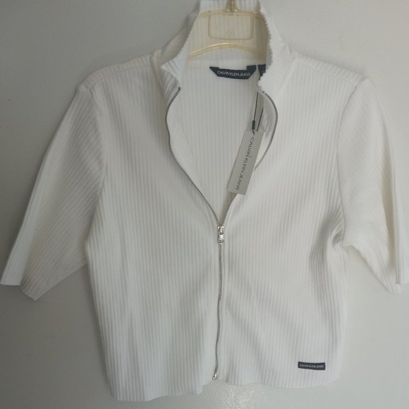Calvin Klein White Top - Picture 1 of 4